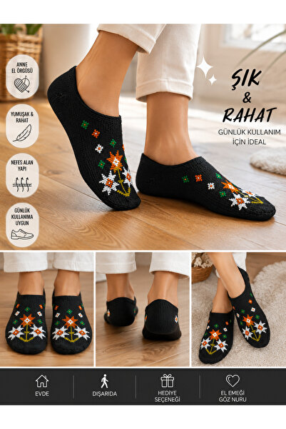 aryam butik Ръчно плетени, ръчно изработени буйки/пантофи за майки – меки, то...