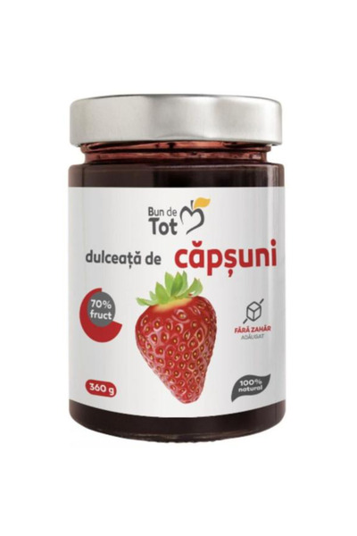 Dacia Plant Dulceata de Capsuni fara Zahar - Bun de Tot, 360 g