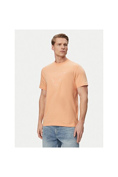 Guess Tricou bărbătesc M6GI15K3008 Portocaliu
