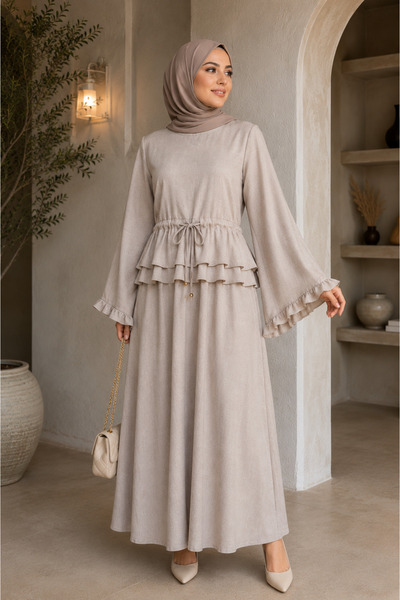 get crazy collection Women's Skirt and Tunic Set with Waist Tie