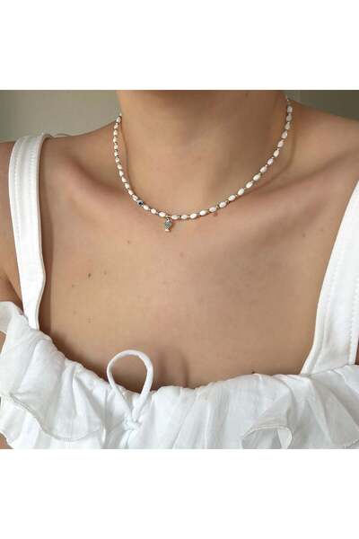 Alice İsstanbul Pearl Fish Necklace