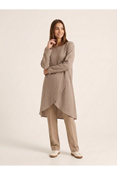 Enhitbaby Luna Double-Breasted Muslin Tunic |   100% Cotton