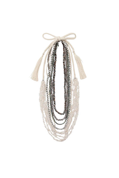 Charmist Zr Multi-Row Beaded Layered Necklace