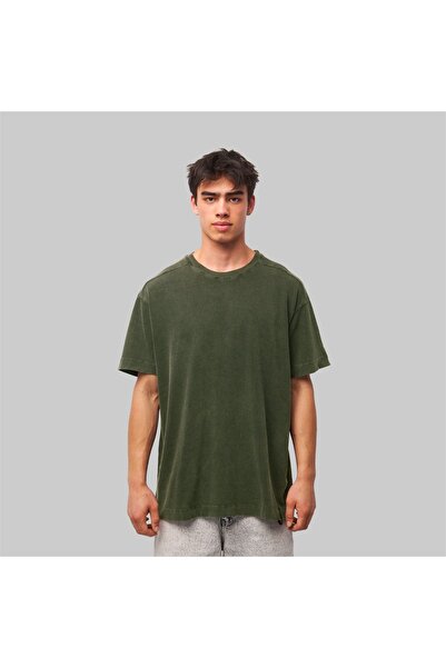 Fuel Πλυμένο φαρδύ T-shirt Μ