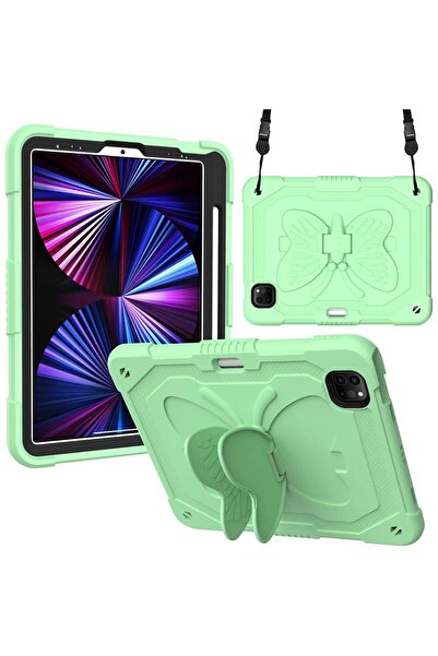SIGLOO Husă Clamshell cu Suport Creion Stand Fluture Curea Apple iPad Air 11 ...