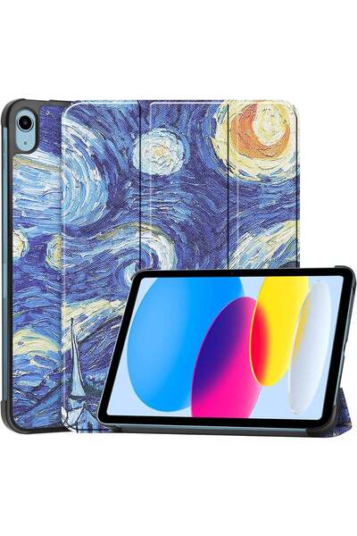 SIGLOO Husă Clamshell interior piele sintetică pentru Apple iPad Air 13 2024 ...