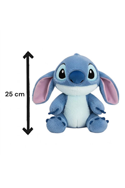 Tofolo Stitch Peluş Oyuncak 25 cm Sevimli Mavi Karakter Uyku Arkadaşı