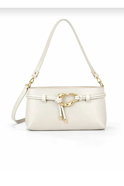 Askora Gold Buckle Baguette Women's Shoulder Bag |   Long Strap |   Casual & ...