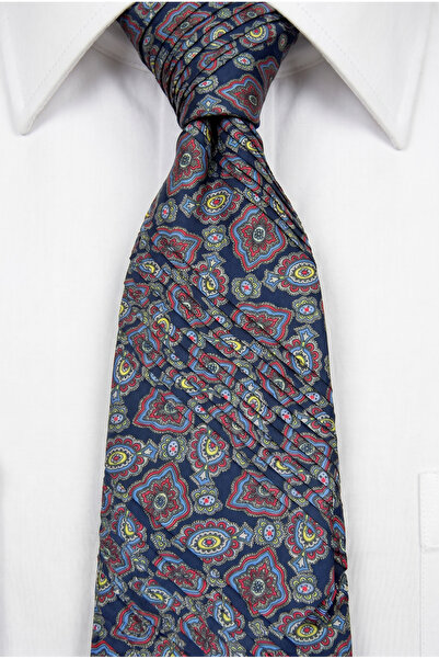 CROATE Premium Tencel Pleated Men's Tie Italian Design Special Textured Luxur...