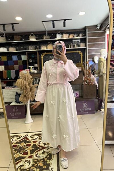 HÜMEYRA BUTİK Fiyonk Detaylı Krop Gömlek