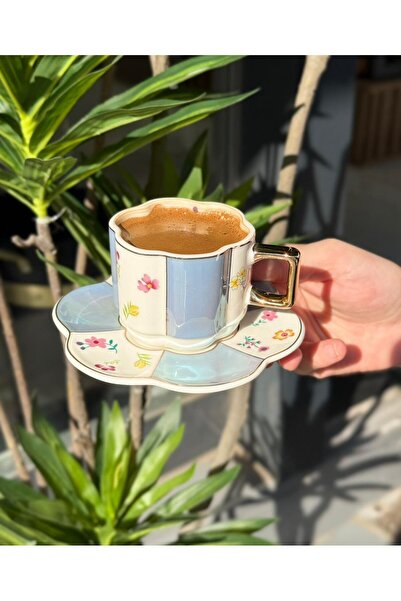 ROY KING Set of 6 Lissome Blue Coffee Cups 90Cc