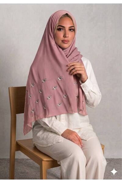 Veil Designer Two-Layered Potholder with Embroidery on Both Sides, Japanese F...