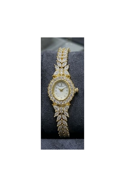 FANDER BLUE Fender Blue Butterfly Gem Women's Watch - Gold and White Dial