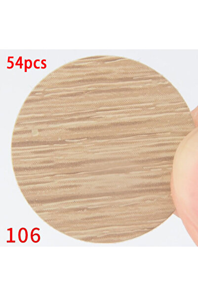 Choice AC231-106 54Pcs/Set Wooden Furniture Self Adhesive Screw Cap Cover Hol...