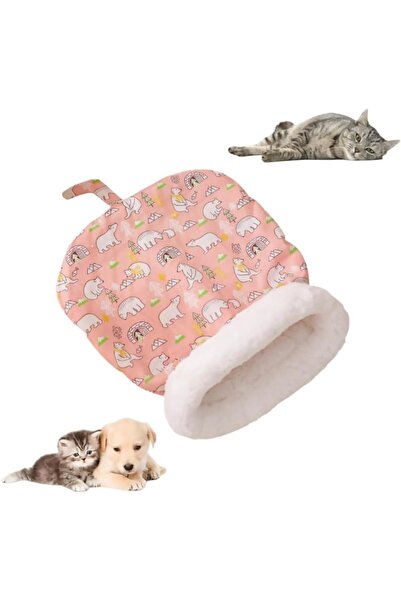 Arabest Cat Sleeping Bag,Cozy Winter Soft Plush Cat Sack,Self Warming Cat Bed...