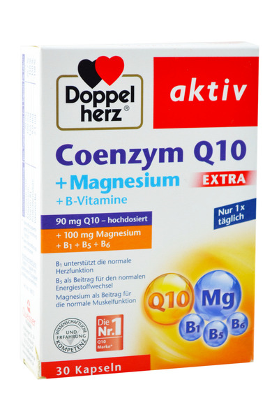 doppel herz Coenzima Q10 Extra 90mg + Magneziu Aktiv 30cps