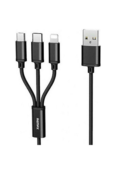 Remax Gition RC-131th Πλεγμένο Καλώδιο USB σε Lightning / Type-C / micro USB ...