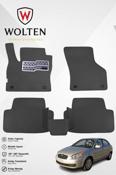 w wolten german engineered HYUNDAİ-ACCENT ERA-(2005-2011) İÇİN EVA İÇ PASPAS ...