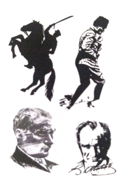 ekstrafix Decorative Sticker Ataturk 80X120Mm Dl-022 - 4 Pieces