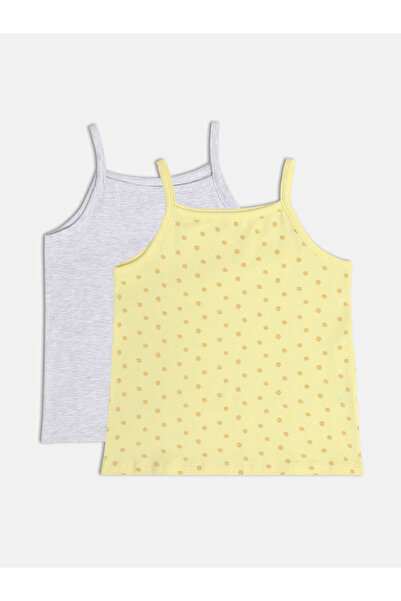MINI KLUB By Styli Pack Of 2 - Girls Cotton Camisole