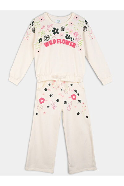 MINI KLUB By Styli Girls Cotton Printed Top And Pants Set