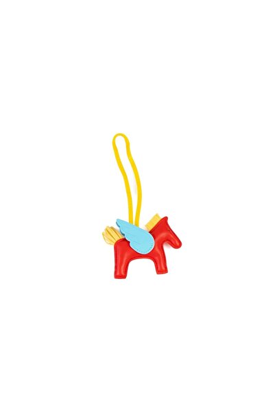 Posete Fagaras Keychain - Happy Horse - Red, Women's Keychain Made of Genuine...