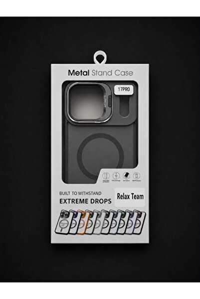 iPhone 17 Pro Standlı Lens Hediyeli Kılıf