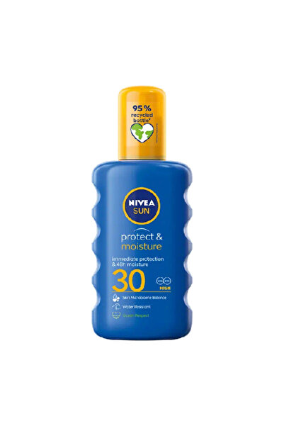 NIVEA رذاذ واقي من الشمس ومرطب بعامل حماية 50+ - زجاجة 200 مل