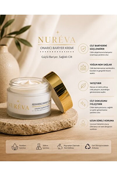 NURÊVA KOZMETİK BUJİTERİ NUREVA ONARICI BARİYER KREM