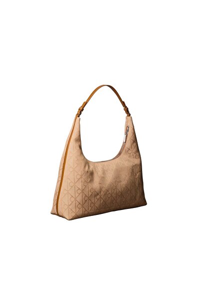 Calvin Klein EMBLEM JACQUARD SHOULDER BAG OS 8DZ Cornstalk/TBD AOP JQD