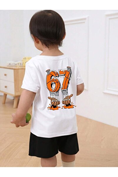 SVART WEAR Six Seven 67 Παιδικό και εφηβικό μπλουζάκι με στάμπα, 100% βαμβακε...