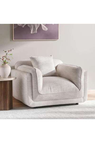 PAN HOME IVORYHEAVEN SINGLE SEATER SOFA - BEIGE