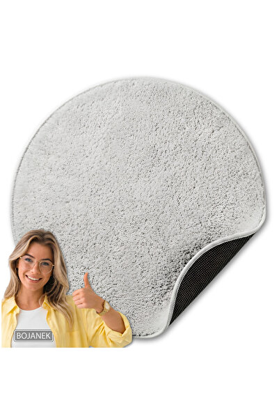 BOJANEK Covor rotund/tapis Alpaca, moale pufos, spate antiderapant, rezistent...