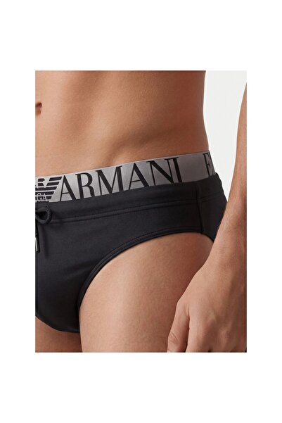 Emporio Armani Șorturi de baie pentru bărbați EM000582 AF20432 Negru