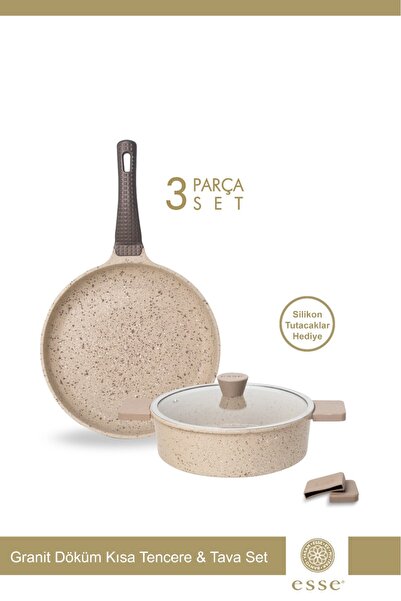 Esse Granit Döküm Tencere Tava Set 24/24