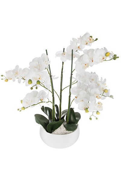 home&you Decorative orchid flower white