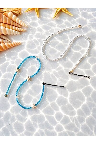 LiKESUN Double Handmade Hair Bead Alaçatı Hair Accessories
