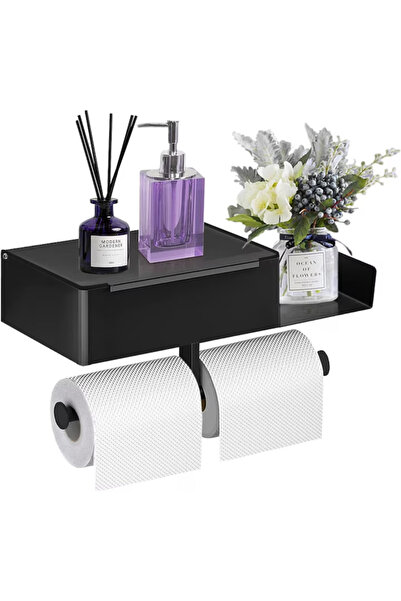 Simply Joy Suport hârtie igienică 3-în-1 Simply Joy ® cu cutie de depozitare,...