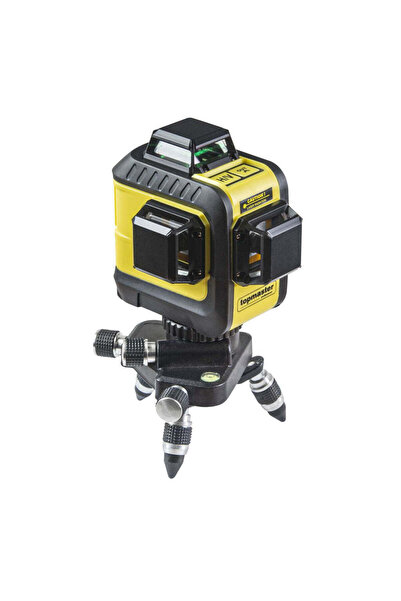 Topmaster 3D 360 °   Nivelă laser, fascicul verde, 3 linii, autonivelantă, 27...