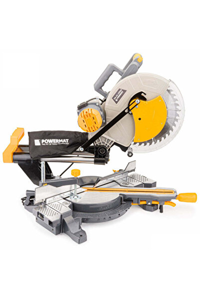 Powermat Ferăstrău circular cu ghidaj pentru lemn 2200W, PM-UK-2200M