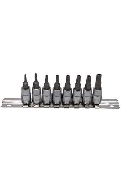 Topmaster Set de 8 biți Torx Penta de siguranță cu prindere de 1/4 " TS8-40