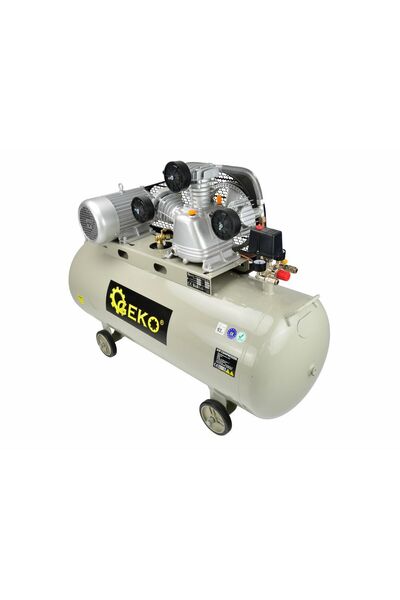 GEKO Compresor trifazat 200 L, 10 bar, 400 V, 490 l/min, 4 kW, G 80310