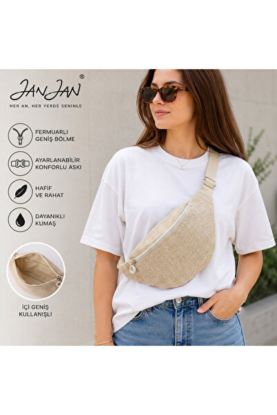 JANJAN Women's Cross Waist Chest Bag and Shoulder Bag Bags, Women's Hiking Ba...