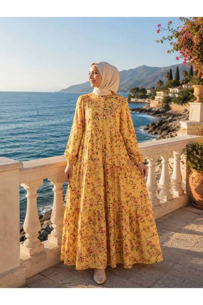 Moda Fatma modal dijital Elbise