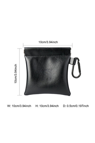 Choice black plus Case Earphone Box Self-Closing Square Portable Compression ...