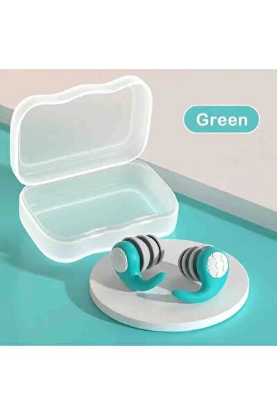 Choice5 Mint Colour Soft Silicone Earplugs Waterproof Noise Cancelling Comfor...