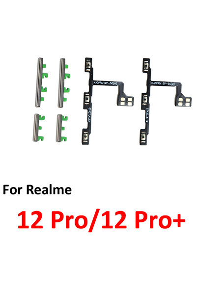Choice3 Gold Flex Cable x2 For 12 Pro Plus Phone New Housing Power Volume But...