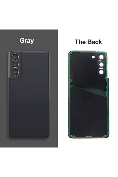 Choice3 Black New Battery Cover for S21 G991U SM-G991B Back Lid Door Rear Hou...