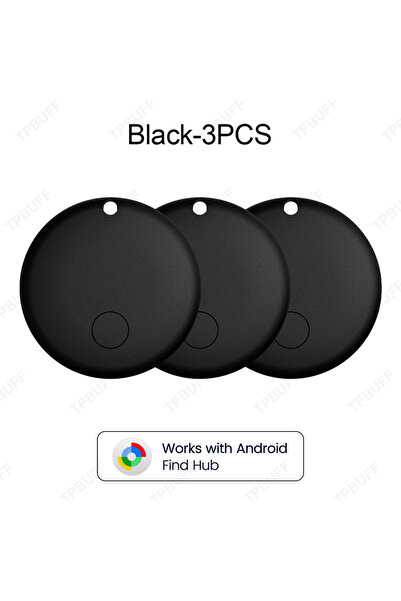 Choice6 Black-3pcs Android GPS Anti-lose Tracker Positioning Google Find My F...