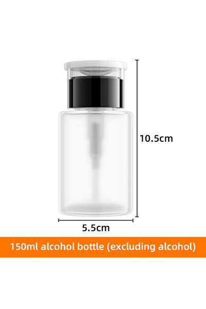 Choice1 150ML ZOERAX 60/150/250ml Empty alcohol bottles Refillable Press Pump...